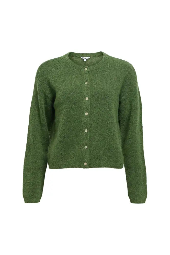 Object Agate Bronze Green Cardigan