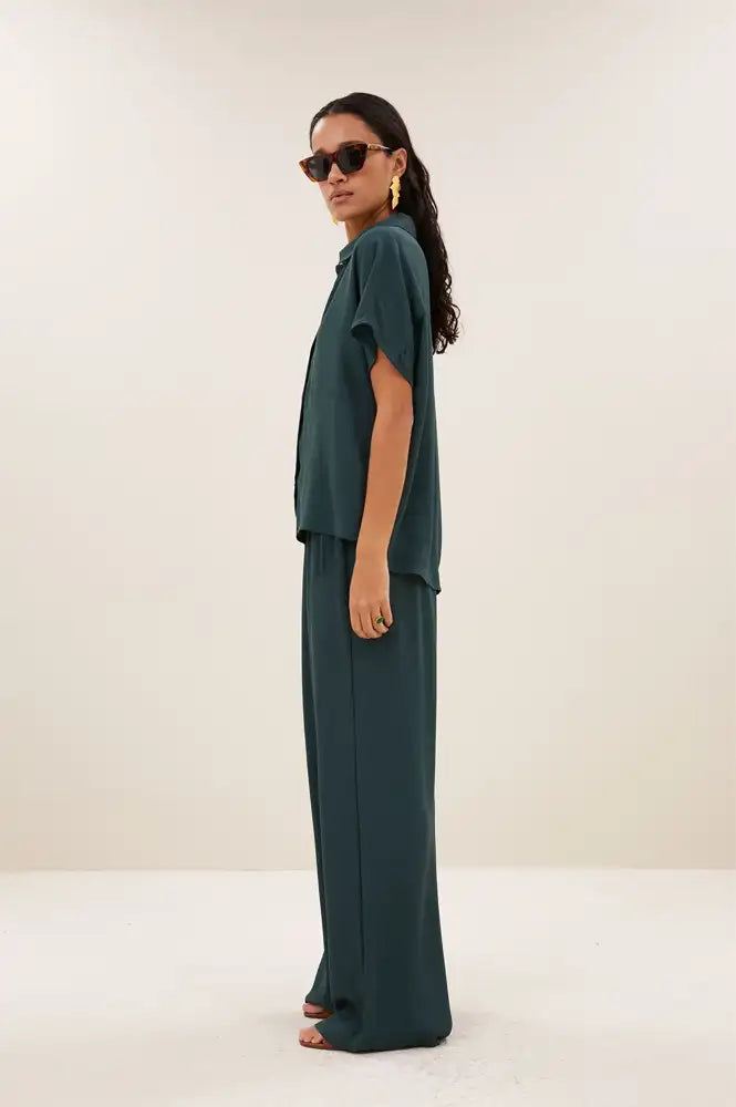 By-Bar Barley Dried Basil Viscose Blouse