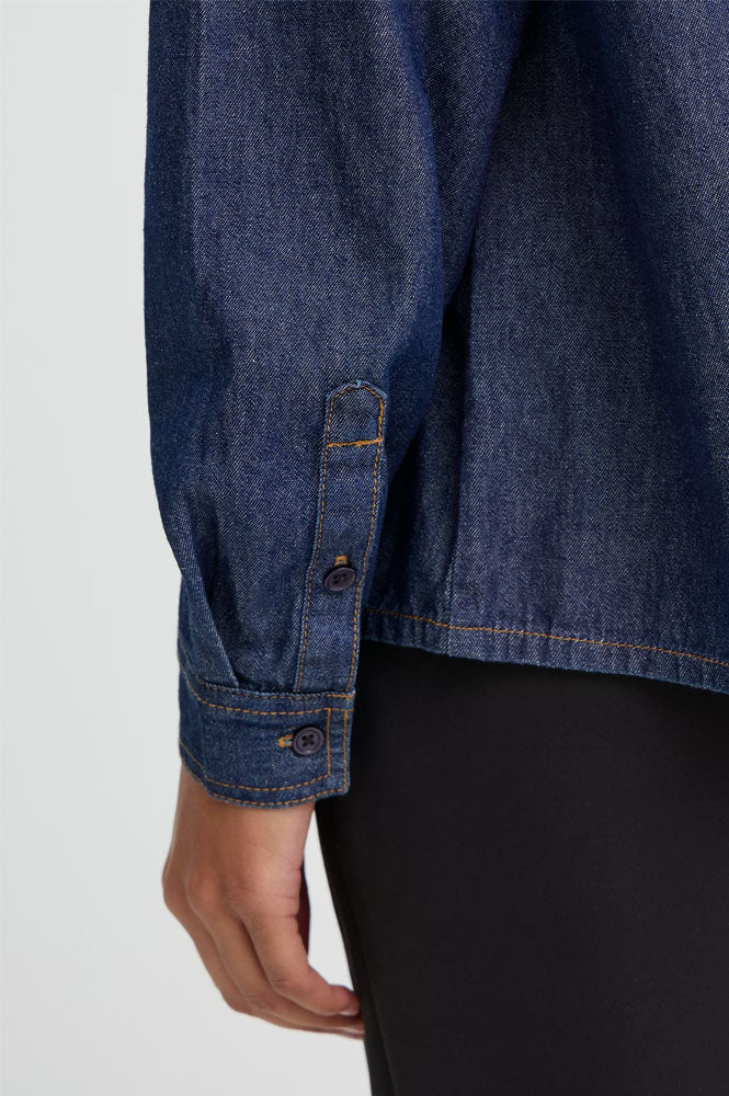ICHI Archer Indigo Shirt