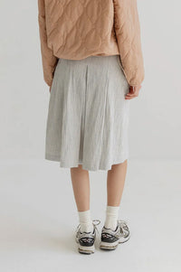 Project AJ117 Smilla Indigo Striped Skirt - The Mercantile London