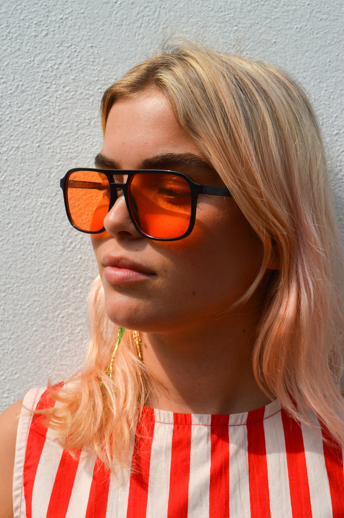 Eco Shades Lai Orange Sunglasses - The Mercantile London