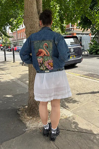 Frankie. Flamingo Blue Denim S / M Jacket