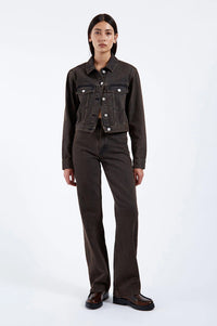 Dr Denim Echo Tar Jet Brown Jeans - The Mercantile London