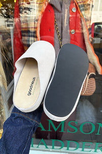 Good News Frankie Grey Mules - The Mercantile London