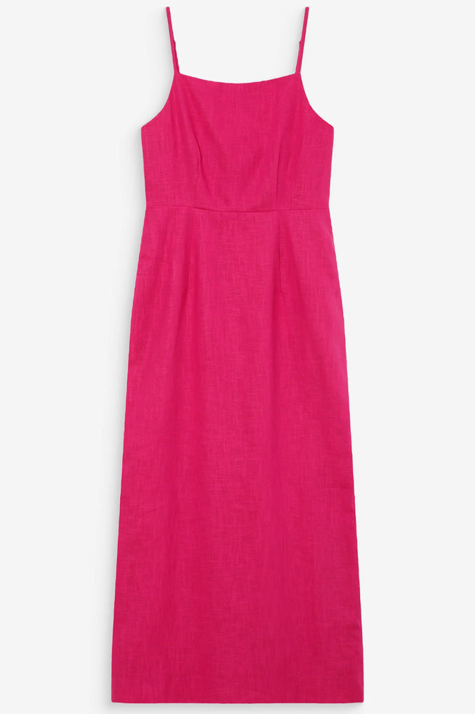 Grace & Mila Veranys Fuchsia Linen Dress The Mercantile London Grace & Mila Veranys Fuchsia Linen Dress The Mercantile London