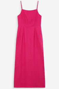 Grace & Mila Veranys Fuchsia Linen Dress - The Mercantile London