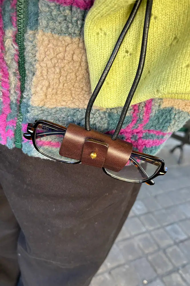Kate Sheridan Date Leather Glasses Lanyard