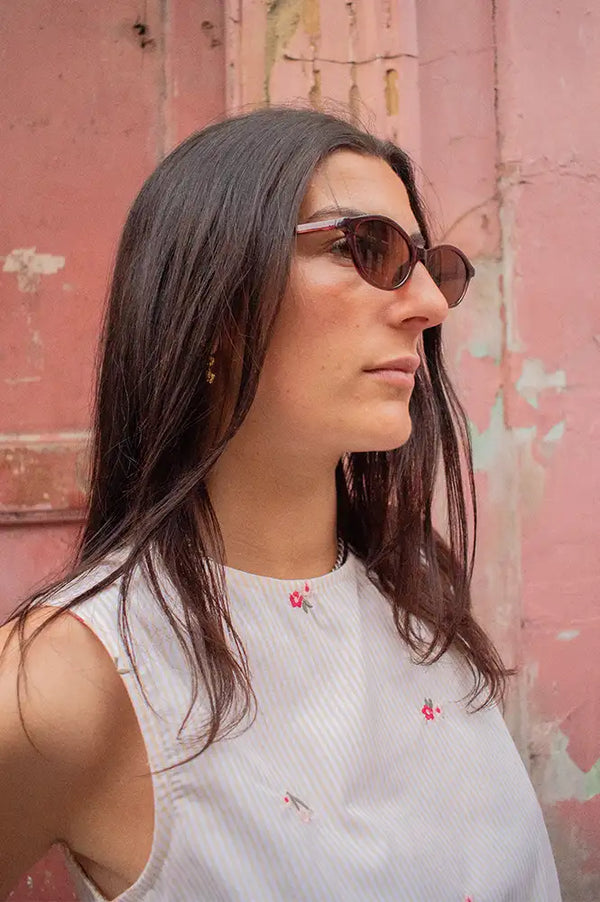 Eco Shades Dahl Red Sunglasses - The Mercantile London