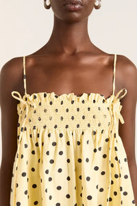 Damson Madder Lilo Butter Spot Mini Dress & Skirt