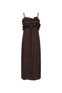 Object Lyne Seal Brown Dress - The Mercantile London