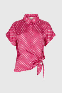 An'ge Kaviny Dotted Strawberry Blouse - The Mercantile London