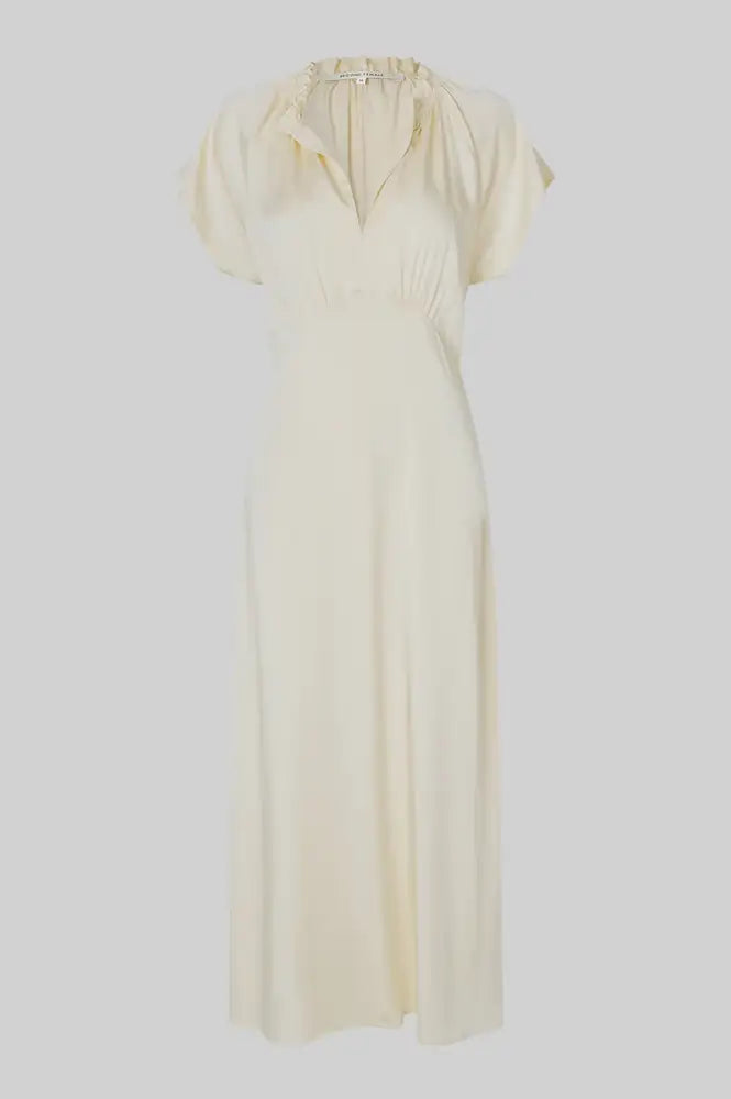 Second Female Shera Alabaster Gleam Frill Dress - The Mercantile London
