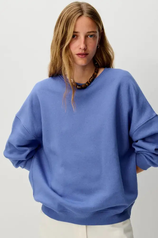 Sessùn Chebbi Italian Blue Oversized Sweatshirt