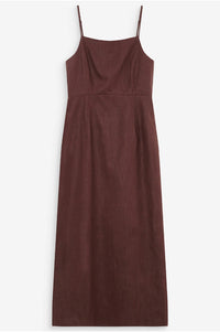Grace & Mila Veranys Chocolate Linen Dress - The Mercantile London