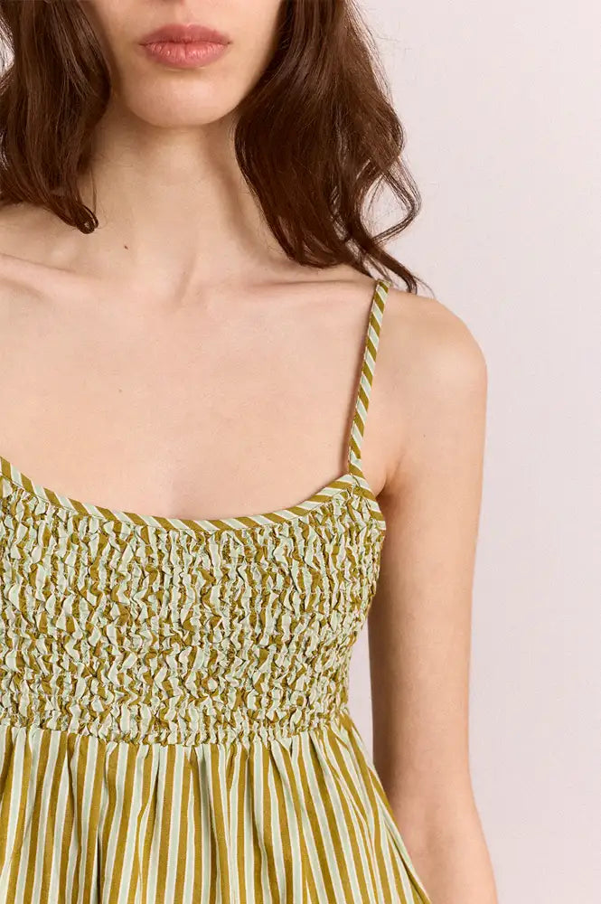 Damson Madder Dinah Basil Stripe Cami Top