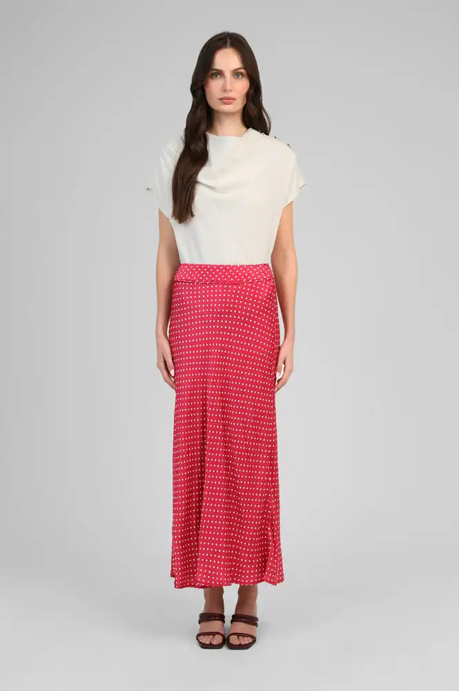 An'ge Galice Dotted Strawberry Skirt - The Mercantile London