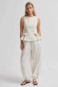 Second Female Avida Eggnog Harem Trousers - The Mercantile London