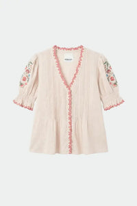 Indi & Cold Stone Cross Stitch Embroidered Shirt