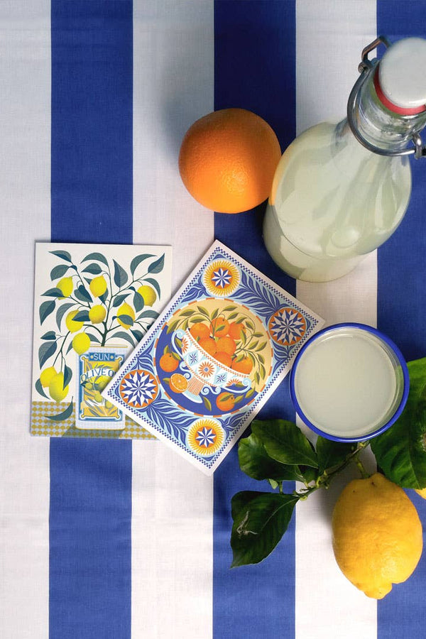 Printer Johnson Orange Bowl Greetings Card