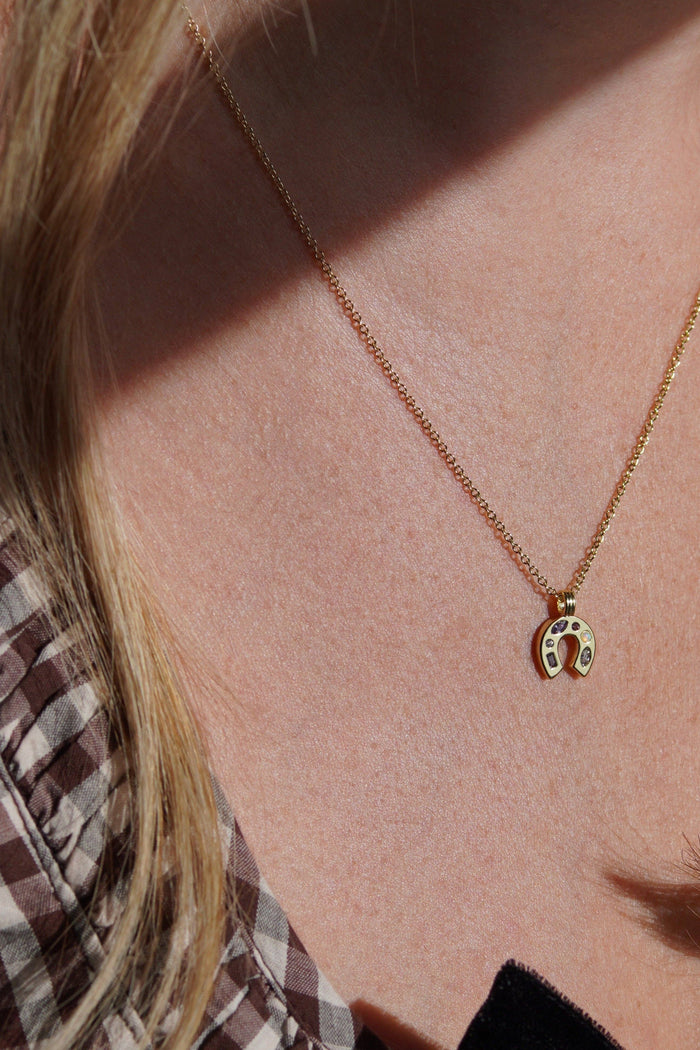 JJ Mini Lucky Charm Necklace - The Mercantile London