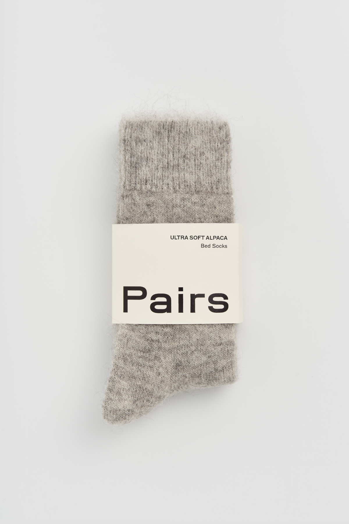 Pairs Correct Grey Ultra Soft Alpaca Socks - The Mercantile London