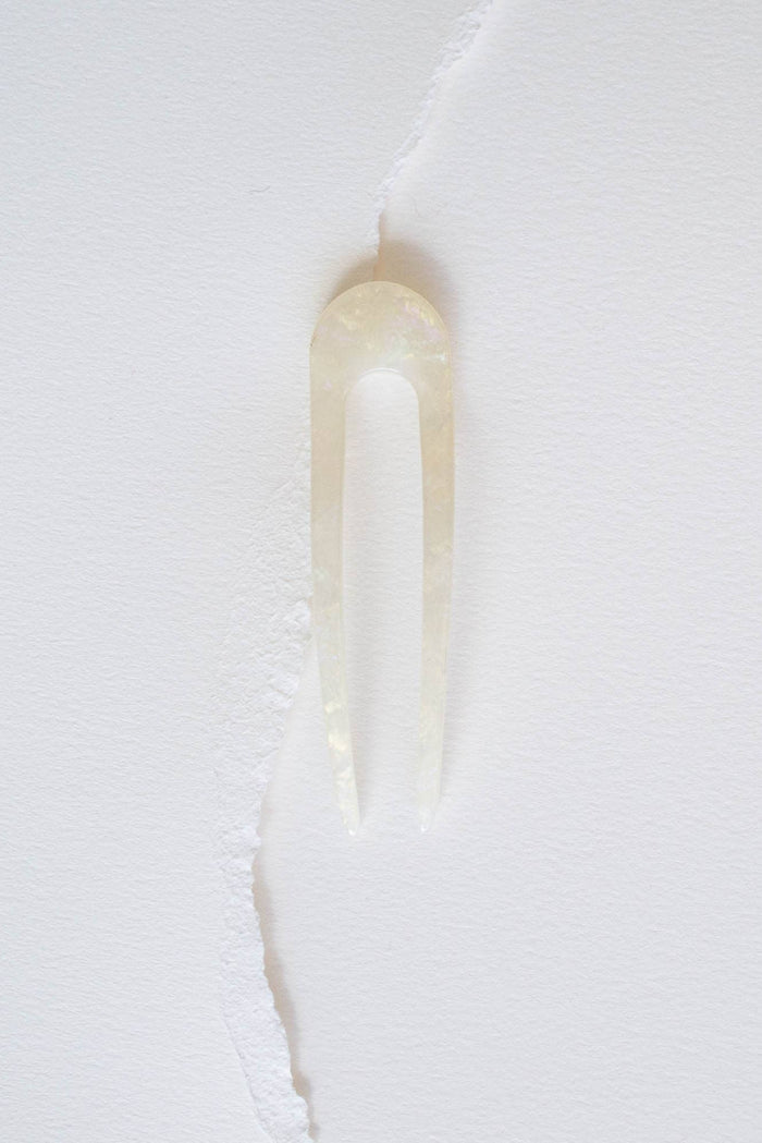 Eco The French Hair Pin: Ivory Pearl - The Mercantile London