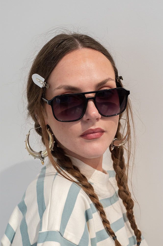 Eco Shades Lai Black Sunglasses - The Mercantile London