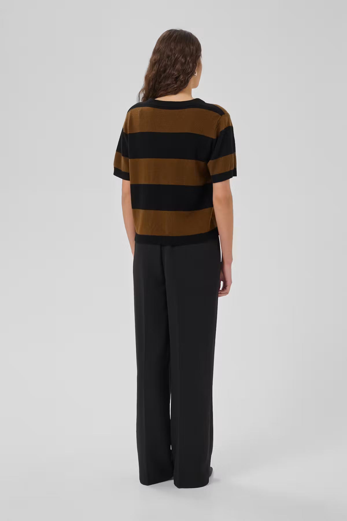 My Essential Wardrobe Jola Bison Stripe Jumper