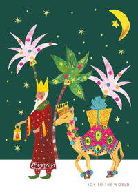 Hutch Cassidy Joy Wise Man and Camel Christmas Greetings Card - The Mercantile London