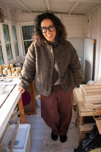 Sacrécoeur Jay Truffle Boucle Wool Jacket - The Mercantile London