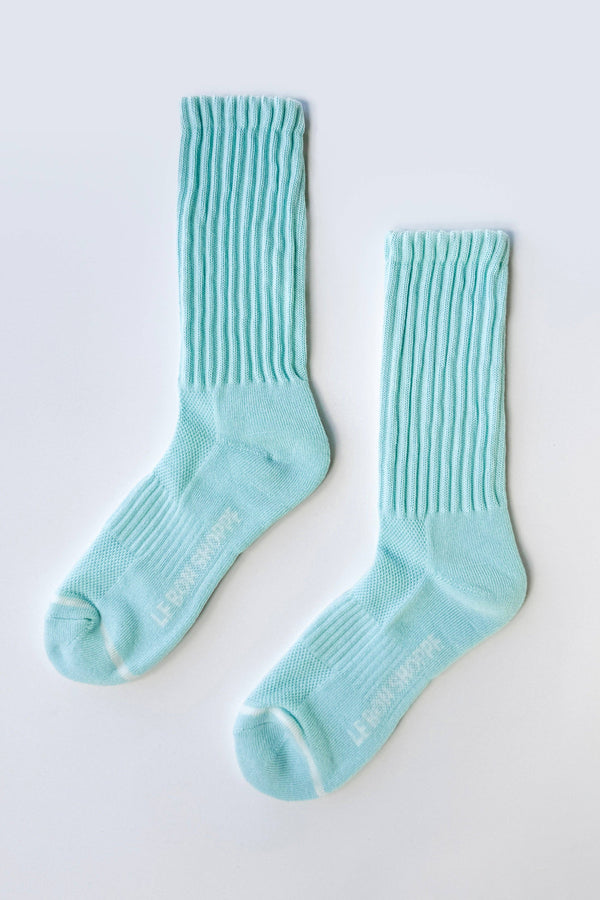 Ballet Socks (wholesale): Aqua - The Mercantile London