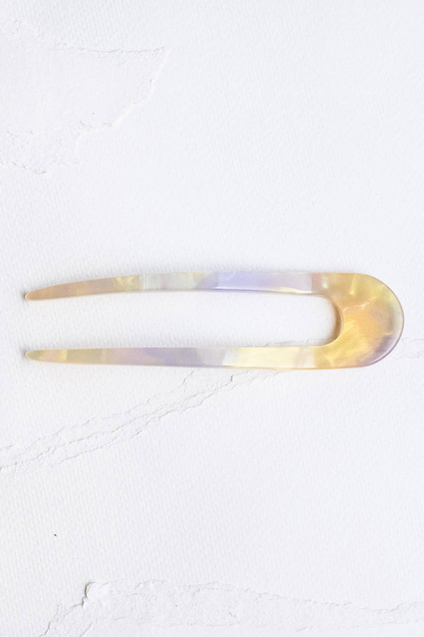 Tiepology Eco Lavender Pearl French Hair Pin
