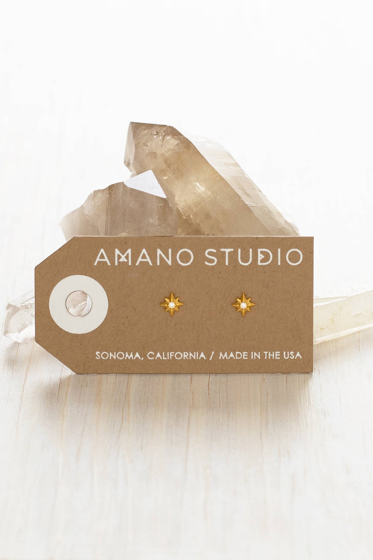 Amano Tiny Venus Star Stud Earrings - The Mercantile London