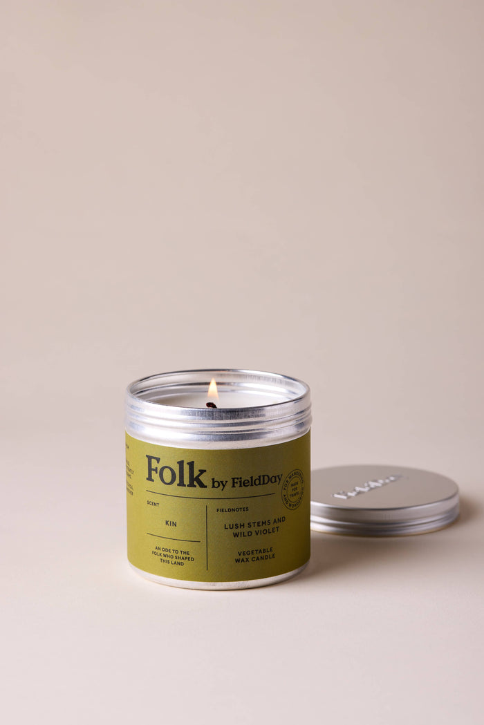 FieldDay Kin Folk Tin Candle - The Mercantile London