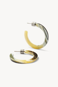 Machete Mini Hoops in Horn RESIZE - The Mercantile London
