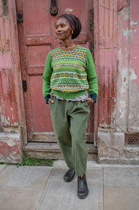 Beaumont Organic Cedar Khaki Corduroy Trousers - The Mercantile London