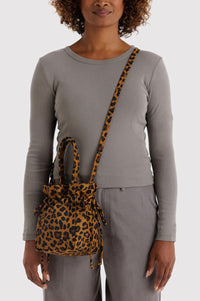 Baggu Leopard Drawstring - The Mercantile London