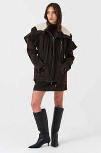 Seventy + Mochi Finn Cacao Denim Jacket - The Mercantile London