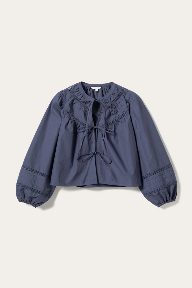 Noella Marceline Dusty Blue Blouse – The Mercantile London
