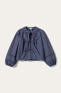 Noella Marceline Dusty Blue Blouse - The Mercantile London