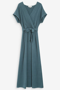 Grace & Mila Pollen Emerald Wrap Dress - The Mercantile London