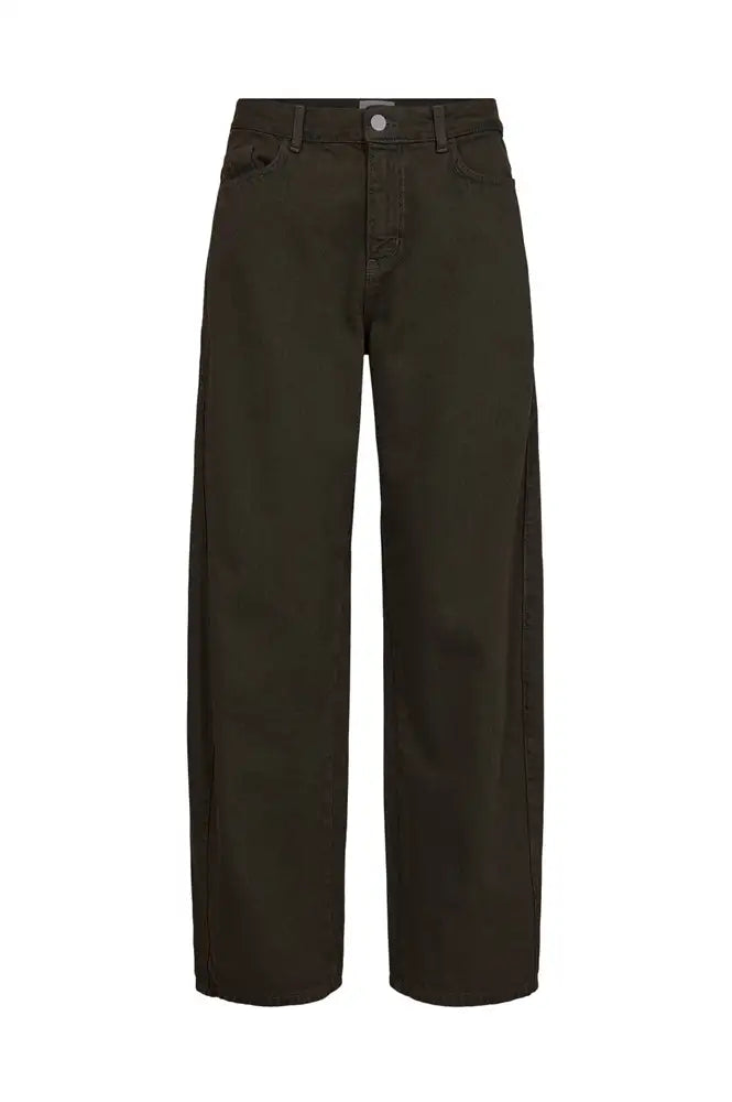 Numph Amsterdam Black Coffee Barrel Leg Jeans
