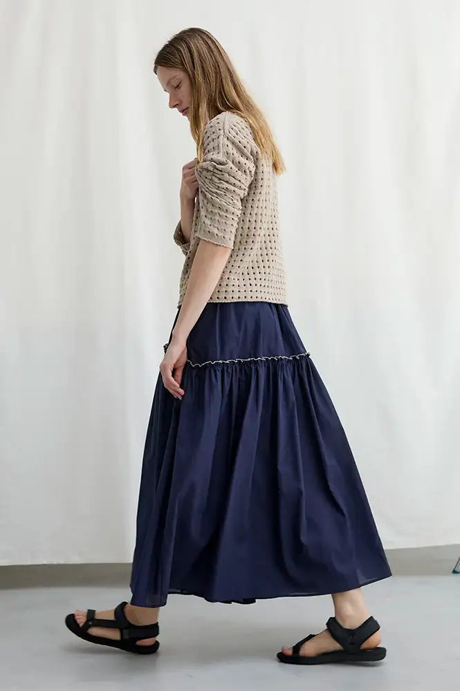 Diarte Bola Navy Skirt - The Mercantile London
