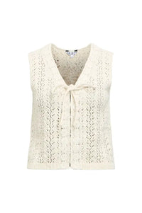 Object Jolin Birch Knitted Vest Top - The Mercantile London
