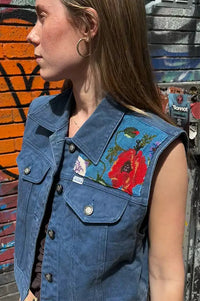 Frankie. Blue Denim S Vest