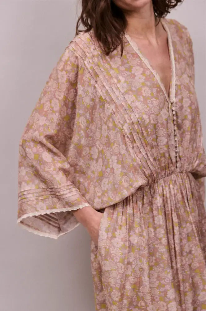 Faune Paloma Vintage Daisy Print Dress - The Mercantile London