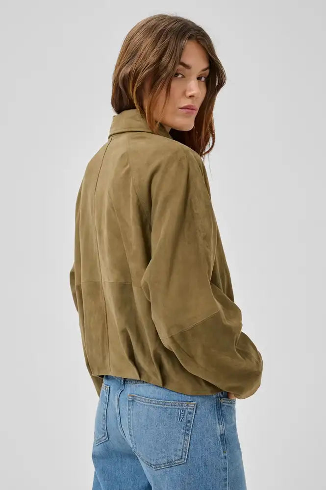 My Essential Wardrobe Petra Capers Suede Jacket - The Mercantile London
