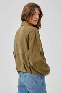 My Essential Wardrobe Petra Capers Suede Jacket - The Mercantile London