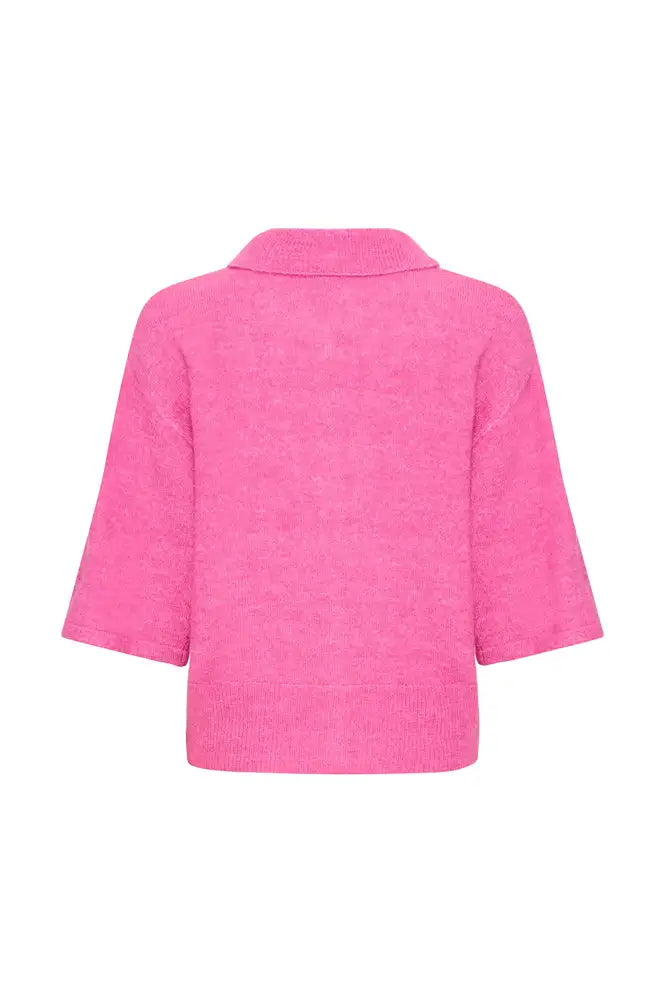 ICHI Kamara Meadow Mauve Knitted Cardigan