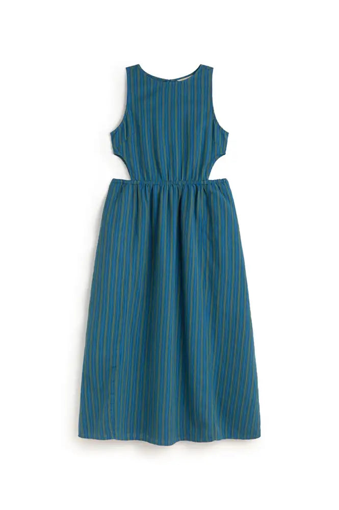 Thinking Mu Kin Windsor Stripes Dress - The Mercantile London
